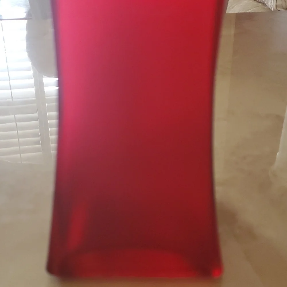 Red Vase